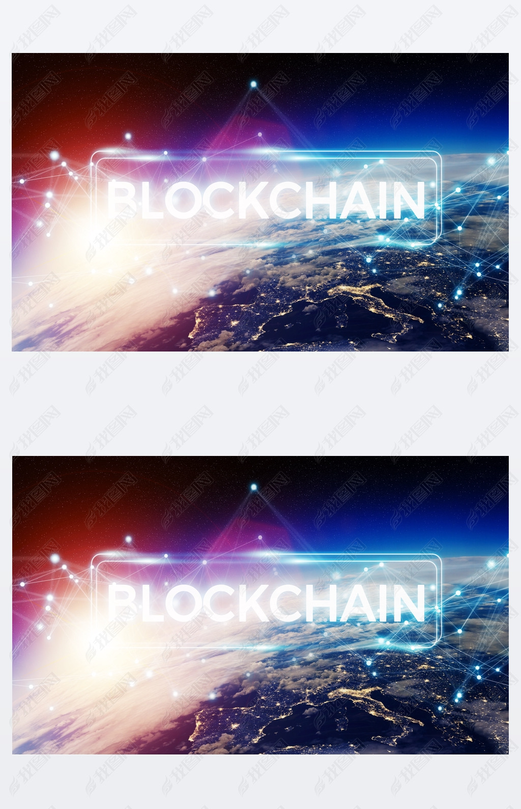 Blockchain 3d Ⱦ