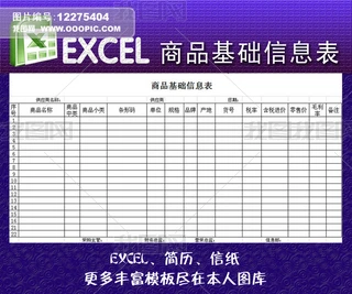 ƷA(ch)Ϣexcelģ