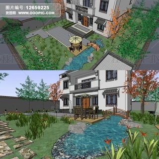 sketchupʽͥԺ@^ģ