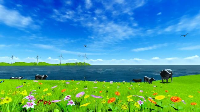 青海湖大草原视频模板素材_高清MP4格式下载