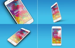 4iphone挍չʾزPSDģ