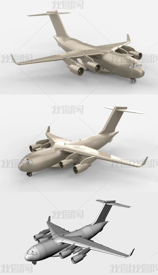 C-17h(hun)III\ݔC3dģd3dm+stp+igs