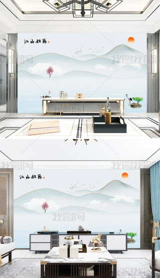 ʽɽ箋ˮī󱳾