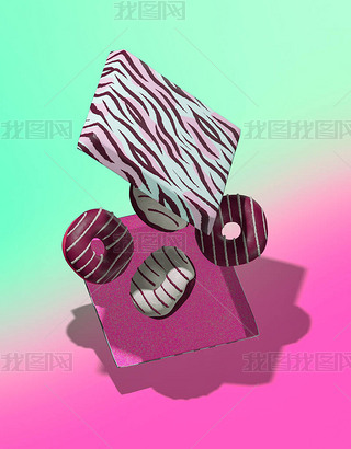 (chung)СʳO(sh)Ӌ3DڵȾɫ{(ln)ɫgĺȾȦ͏dꡢǹꡢʳƷf͸F(xin)ˇg(sh).