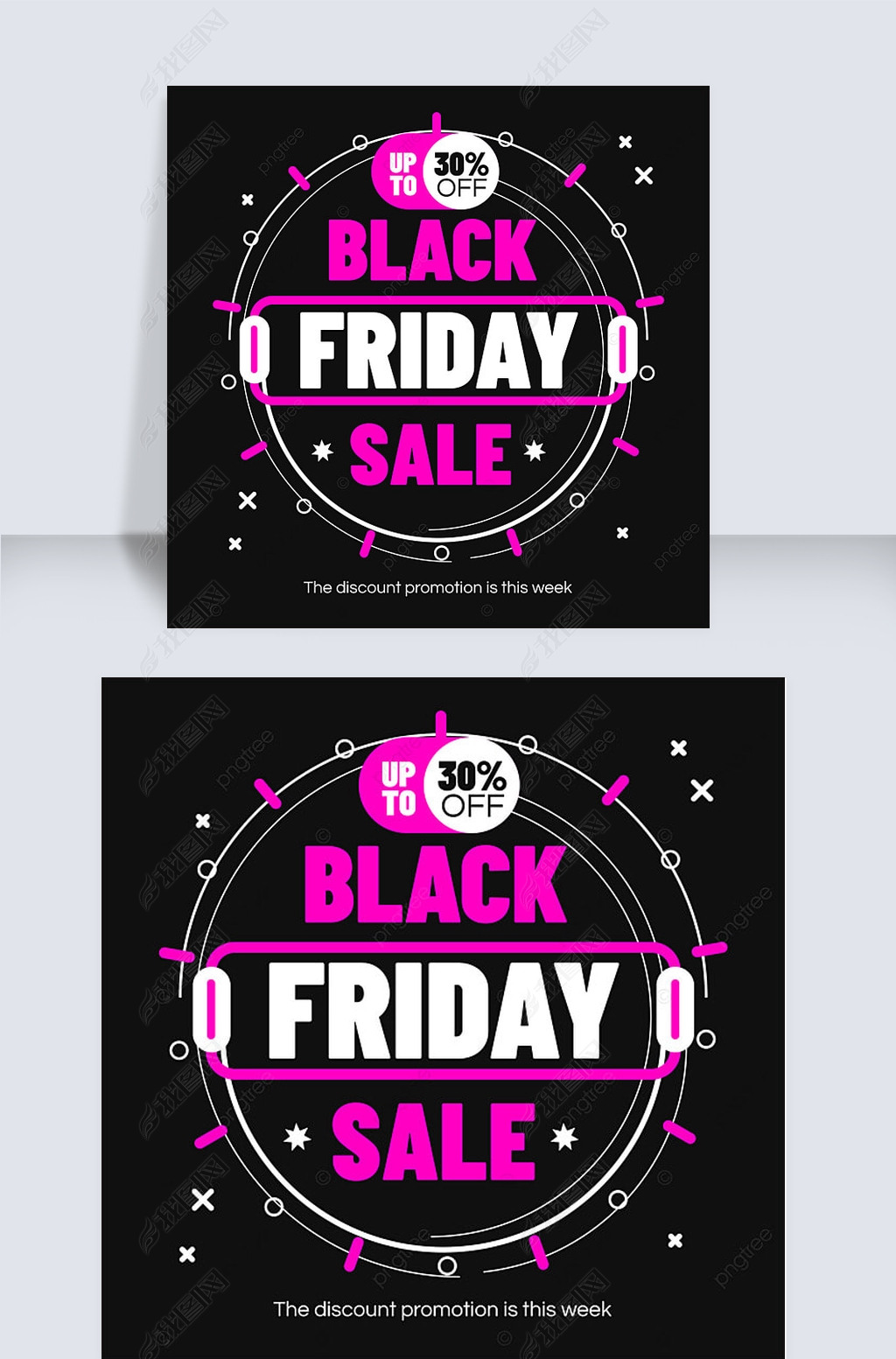 black friday limited time promotion advertisement