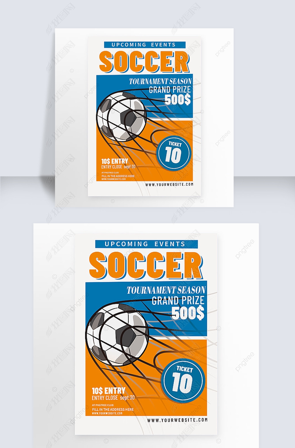 soccer tournament poster