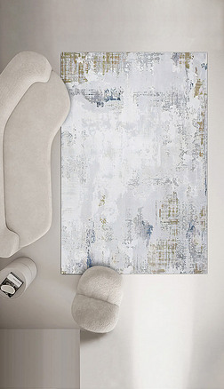 現代簡約輕奢幾何藝術客廳臥室地毯地墊圖案設計