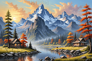 LL(fng)(xi)ɽˮ(hu)DƬ