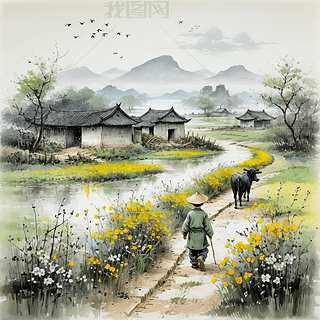 (ji)ɽͯˮīAI宋󱳾ز