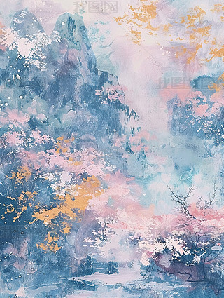 ɽˮһʽrL(fng)(f)ɫ汳ز