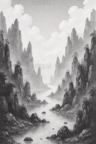 Ї(gu)L(fng)ɽˮ(hu)ɽˮ⾳(chng)Ї(gu)y(tng)ˮī(hu)b(hu)L(fng)