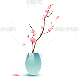 ʽ÷ƿ廨֦