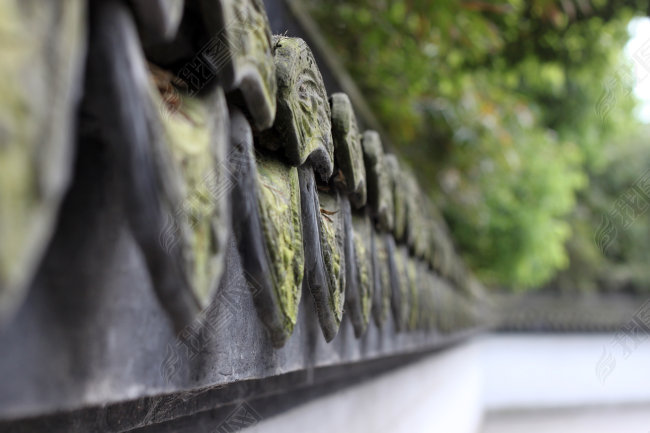 苏州园林 粉墙黛瓦 古迹 瓦(图片编号:1044021)_其它_我图网