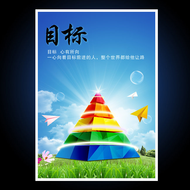 校园文化展板海报设计之目标
