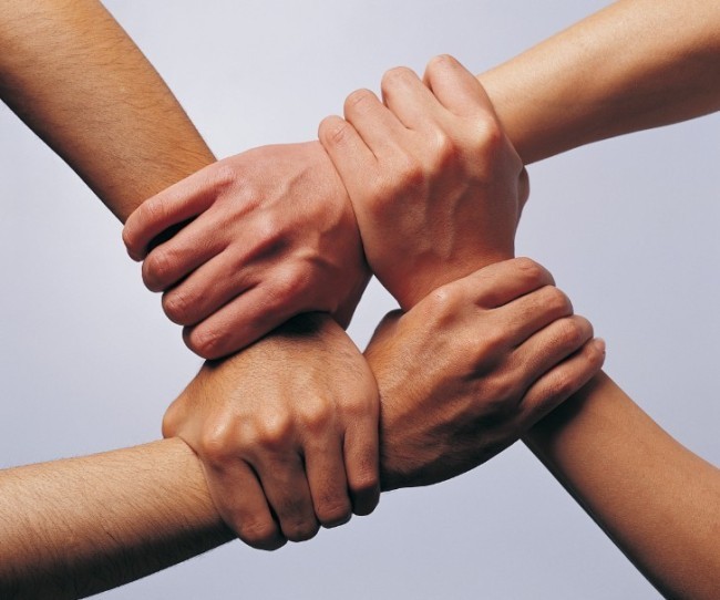 团队合作 齐心协力 手势姿势合作(图片编号:10