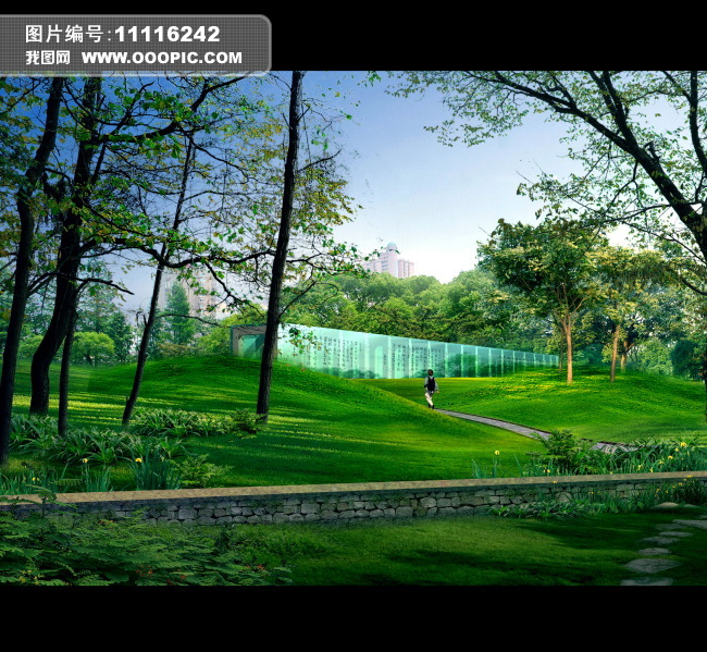 300115山地景观效果图模板下载(图片编号:11