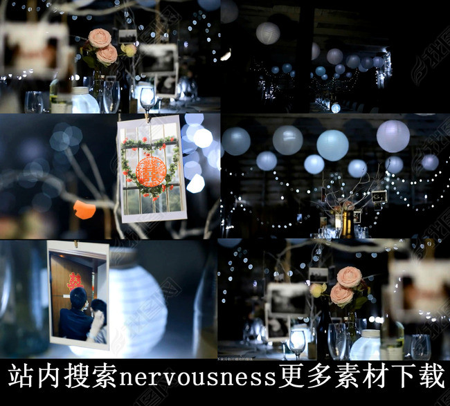 温馨唯美婚庆电子相册夜空星星(图片编号:114