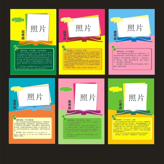 人员简介卡片