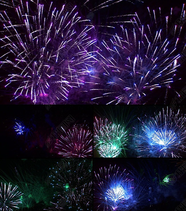 放烟花视频模板素材_高清MP4格式下载(视频9