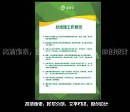 员工岗位职责模板制度模板