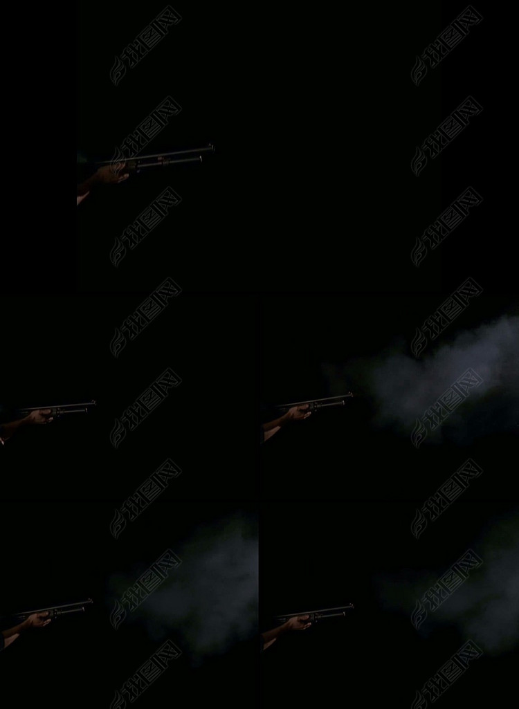 AE枪火特效视频素材素材