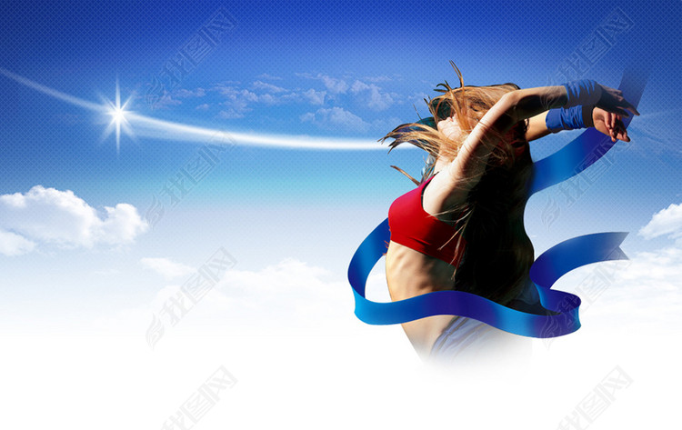 淘宝天猫运动女装宝贝主图模板设计