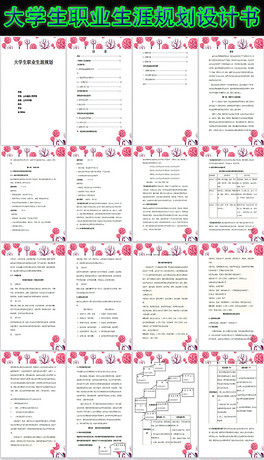 大学生职业生涯规划设计书