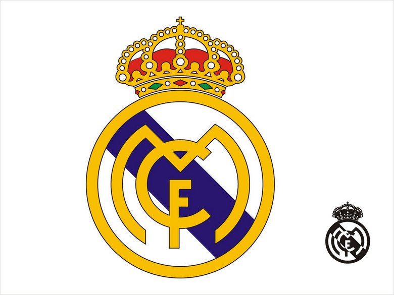 皇马队徽西甲足球矢量分层大图(图片编号:122