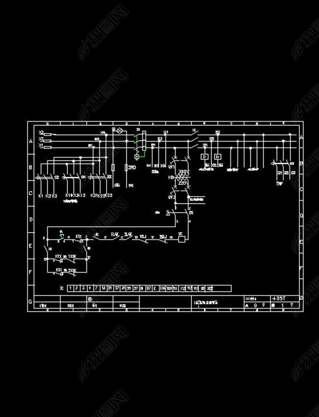 总控制回路CAD图纸(图片编号:12254093)_CA