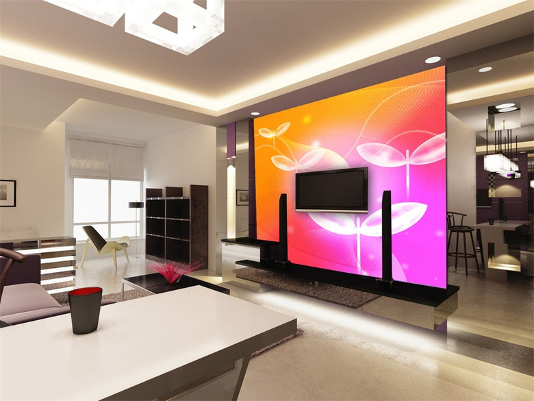 2023最新电视背景墙效果图 true