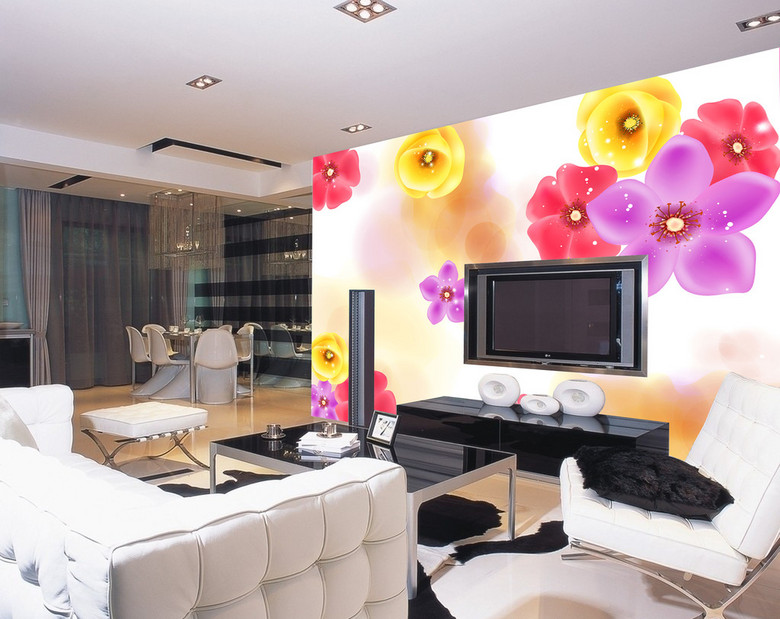 最新时尚电视背景墙 true