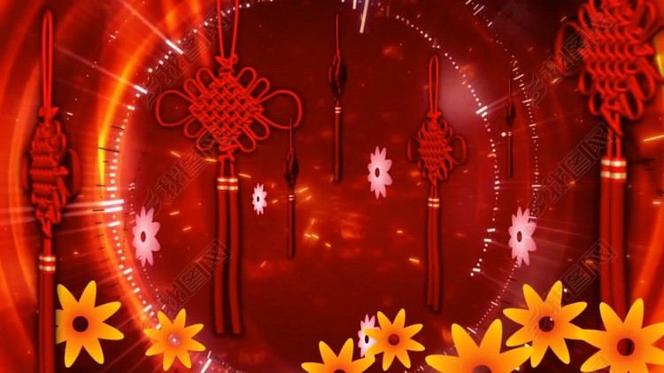 歌曲好运来舞蹈MV大屏幕演出LED背景