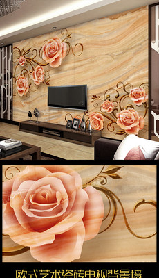 电视墙壁画贴图_电视墙壁画贴图模板下载_电