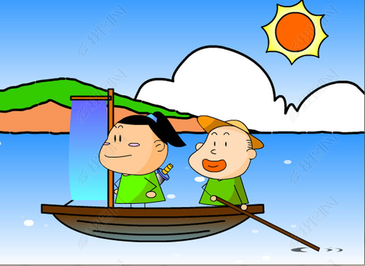 flash动画寓言故事刻舟求剑