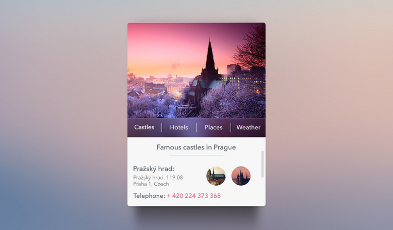 PSD微网站手机UI设计界面紫色炫彩(图片编号