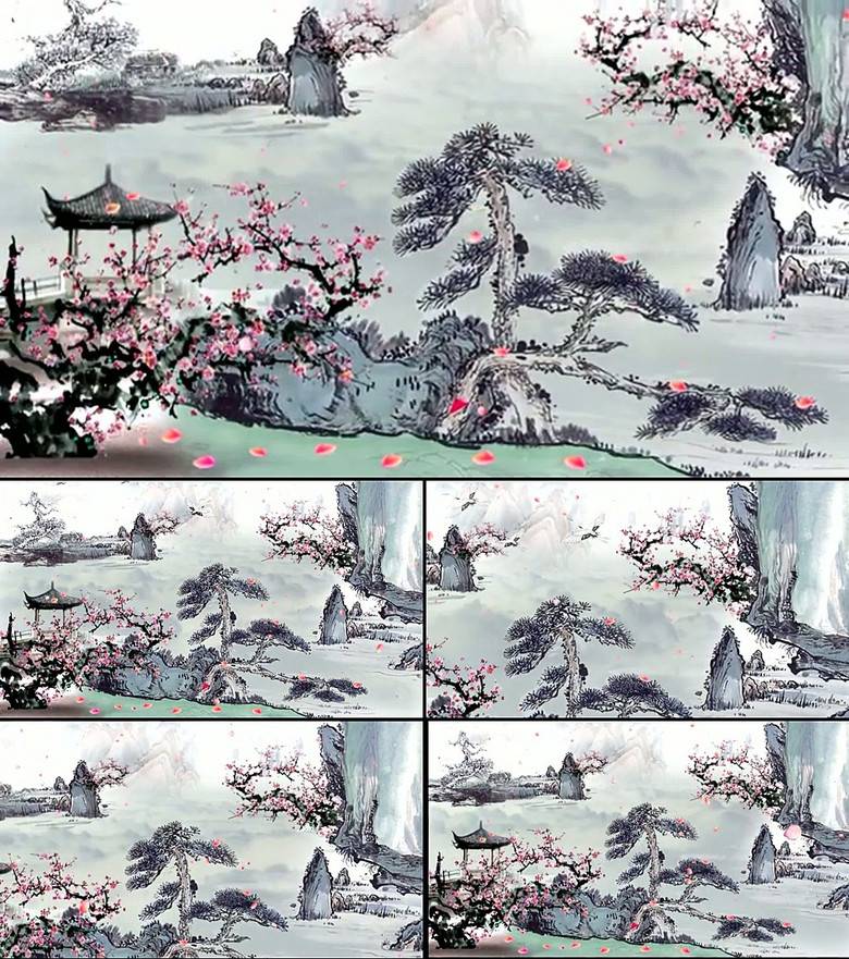 什么是水墨画的视频 true