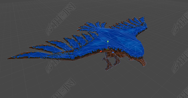 鹰击长空科幻漂浮岛屿带天空盒子图片下载fbx