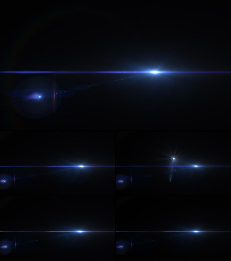 炫彩光效光晕视频素材2