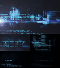 黑客电脑病毒特效视频模板素材_高清MP4格式