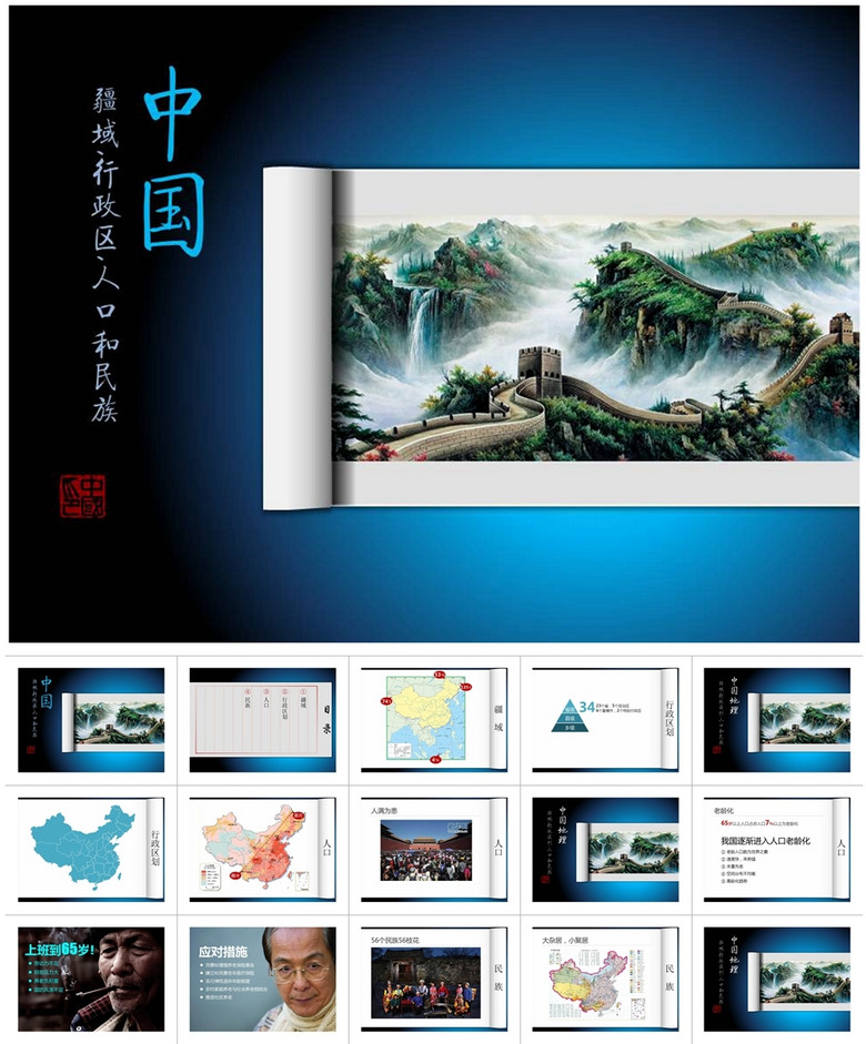 人口与民族ppt_民族团结ppt无字背景