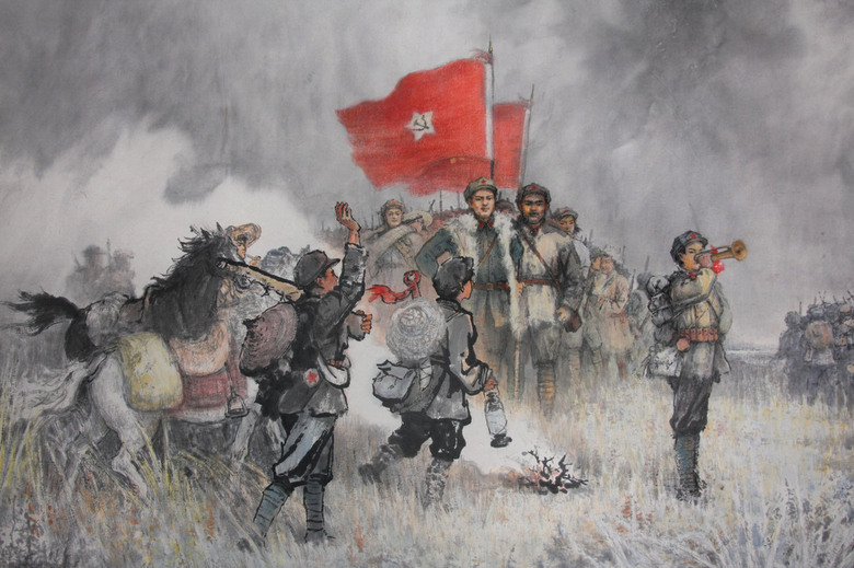 长征油画图片下载 其他大全 其他装饰画编号 13756591 