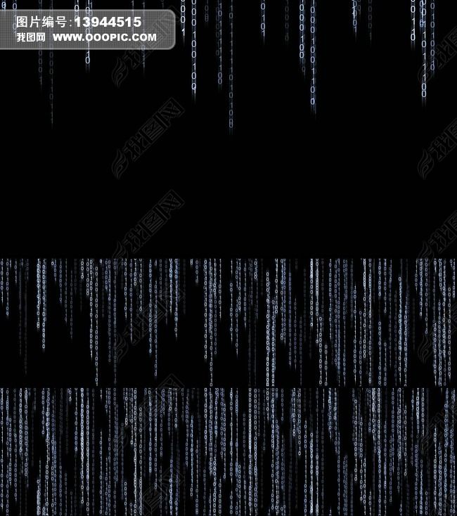 黑客帝国数字背景