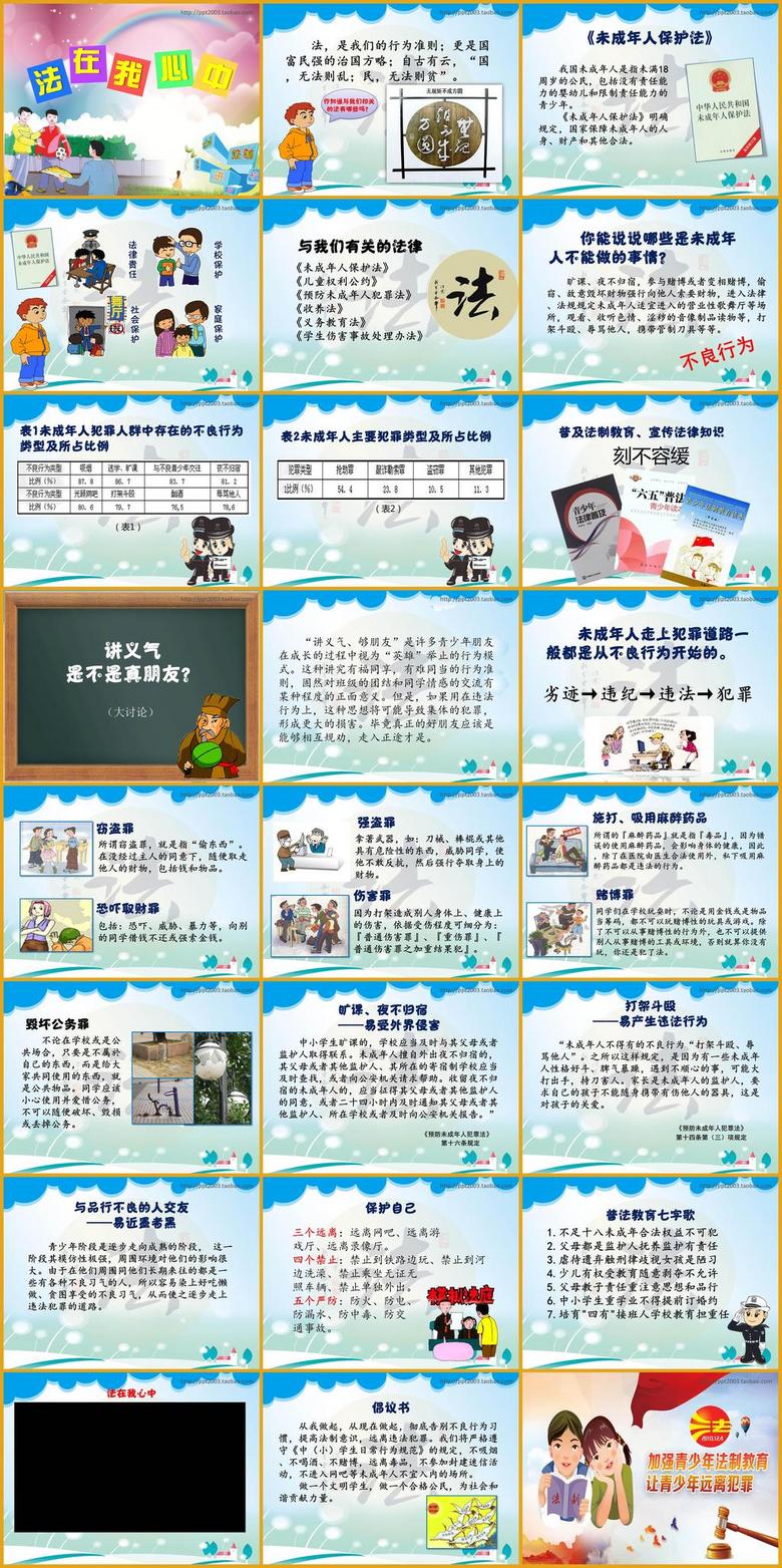 法在我心中家长进课堂PPT课件(图片编号:144