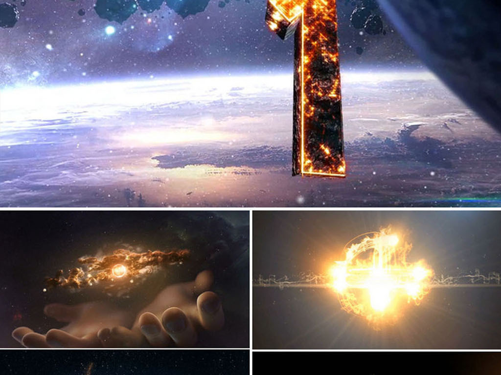 2018年宣传片震撼年会开场倒计时视频模板