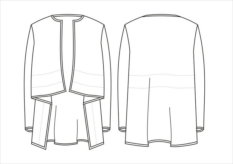 风衣cdr_cdr图标(2)