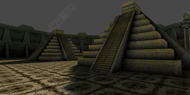 玛雅文明古代祭坛神灵庇佑建筑场景图片下载m