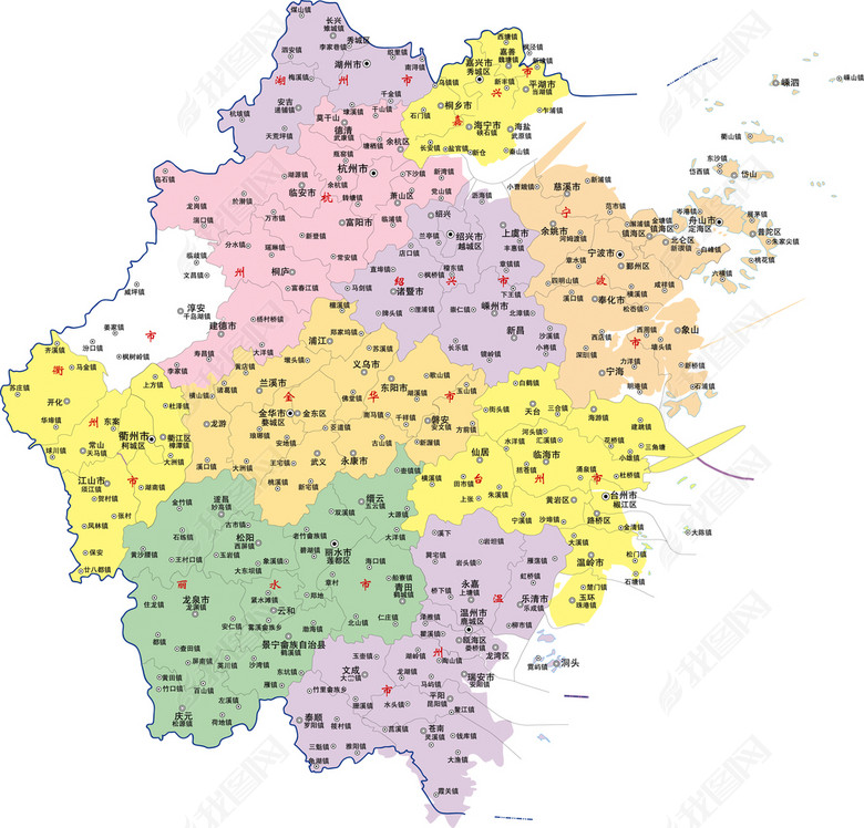 浙江省地图高清版大图(图片编号:14774442)_浙江地图
