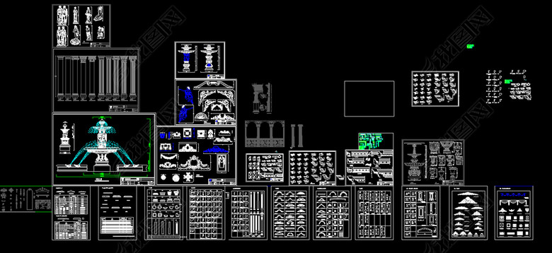 CAD图库建筑常用CAD大全图片下载dwg素材