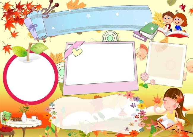 世界读书日我爱阅读好书推荐卡手抄小报边框(图片编号:14880626)_读书卡_我图网