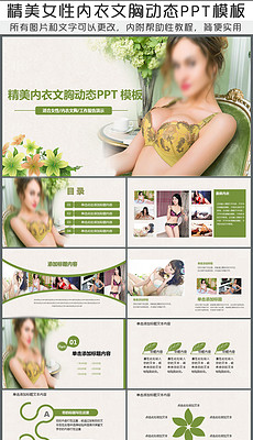 内衣ppt_ppt背景图片(3)